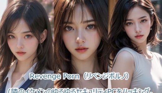 Revenge Porn 【リベンジポルノ】（隣のイケメンのゆるゆるセキュリティPCをハッキング。ハメ撮り写真で歴代の  美人彼女を脅してみた件）｜すなふ